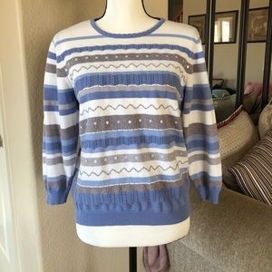 Alfred Dunner Sweater Cardigan